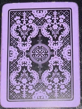 EW474 Swap Playing Card 1 OLD ENGLISH WIDE  FLOWERS & PATTERNS