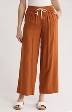 Billabong Pipe Line Beach Pants Womens Size S Elastic Waist Coral
