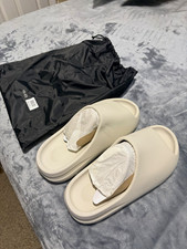 Men's Beige Slide Sandals YS-01 Slip On Synthetic Upper US 8 M Casual