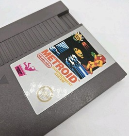 Authentic Metroid (NES) Game Cartridge | Instruction Booklet/Slip Cover | TESTED