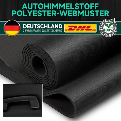 Dachhimmel Stoff 150x150cm Schwarz mit Schaum für  T1 T2 T3 T4 T5 T6 Camper