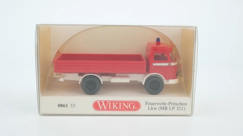 Camión plataforma de bomberos Wiking H0 086133 MB LP 321 | Condition: Gebraucht
