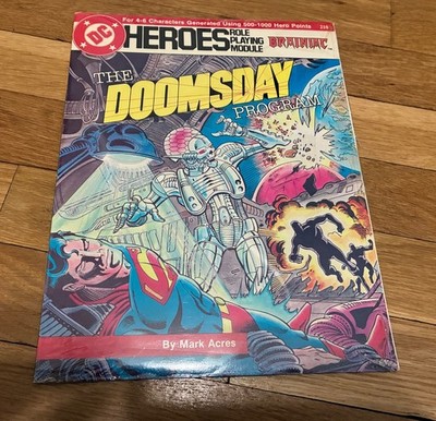 DC Heroes RPG The Doomsday Program Superman Mayfair Games SW/Sealed