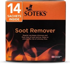 Flue & Chimney Cleaner Soot Remover – for Fireplaces and Wood stoves - Dissol