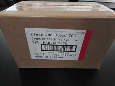 Flesh & Blood: Omens of the Third Age Booster Box Case (Sealed) READY TO SHIP