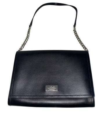 Kate Spade New York Arbour Hill Angelea Black Leather Shoulder Bag Clutch Purse