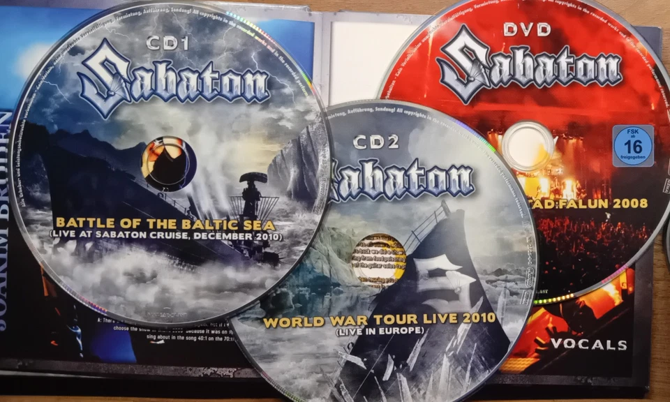 Sabaton – World War Live - Battle Of The Baltic Sea - 2 CD + DVD Lim. Edition - Bild 3 von 3