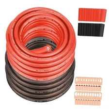 4 Gauge Wire (50FT Each, Black/Red) SGANGCAR True Spec Power 50 FT Red/Black