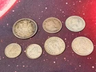 Vintage Canada Silver Coin Lot 7pc 1.02ozt ASW 1949-1966