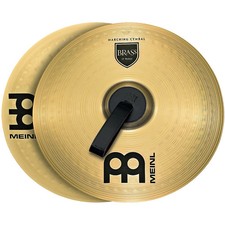 Meinl Brass Marching Medium Cymbal Pair 13 in.