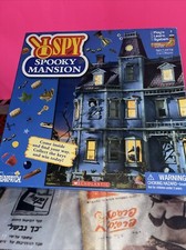 I Spy Spooky Mansion board Game. Briarpatch. 2-4 players. 