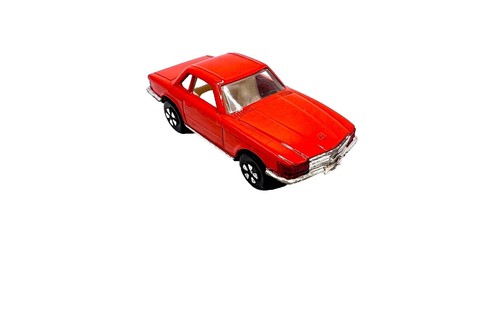 Vintage Playart Red Mercedes Benz 350SL 1/64 Scale Red Diecast Car