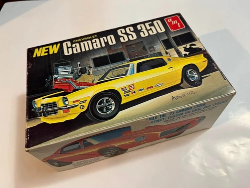 VINTAGE AMT 1/25 1973 CHEVROLET CAMARO SS KIT #T416 OPENED COMPLETE