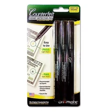 3 - DRI MARK US Dollar Counterfeit Money Detector pens - Sealed packs - DriMark