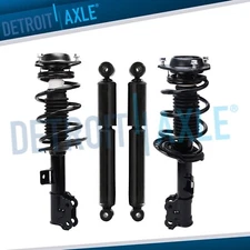 Front Struts Coil Spring Rear Shock Absorbers for 2011 - 2016 Hyundai Elantra