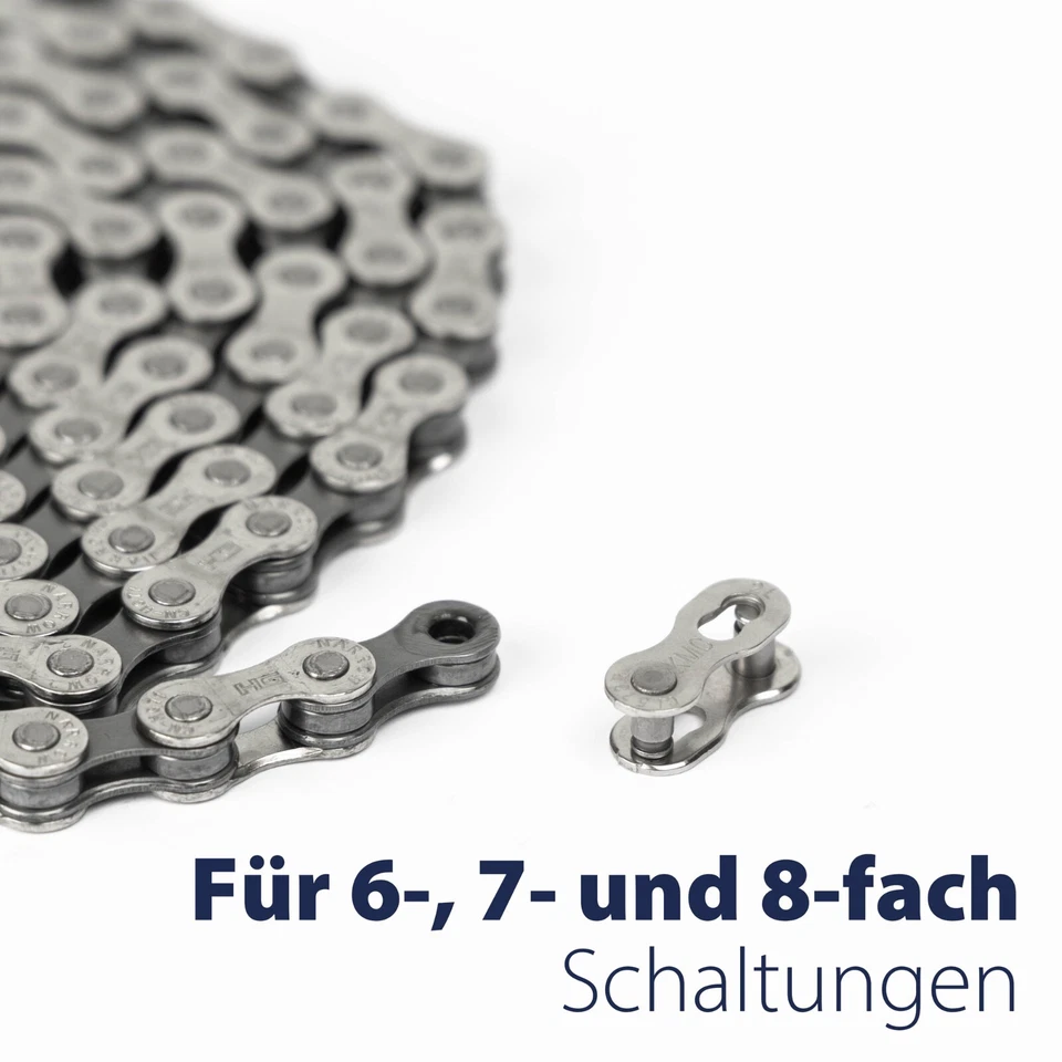 Bicycle Chain CN-HG71 with KCM Chain Lock 6/7/8 Speed 116 Links, Bulk Boxed - Image 3 of 4