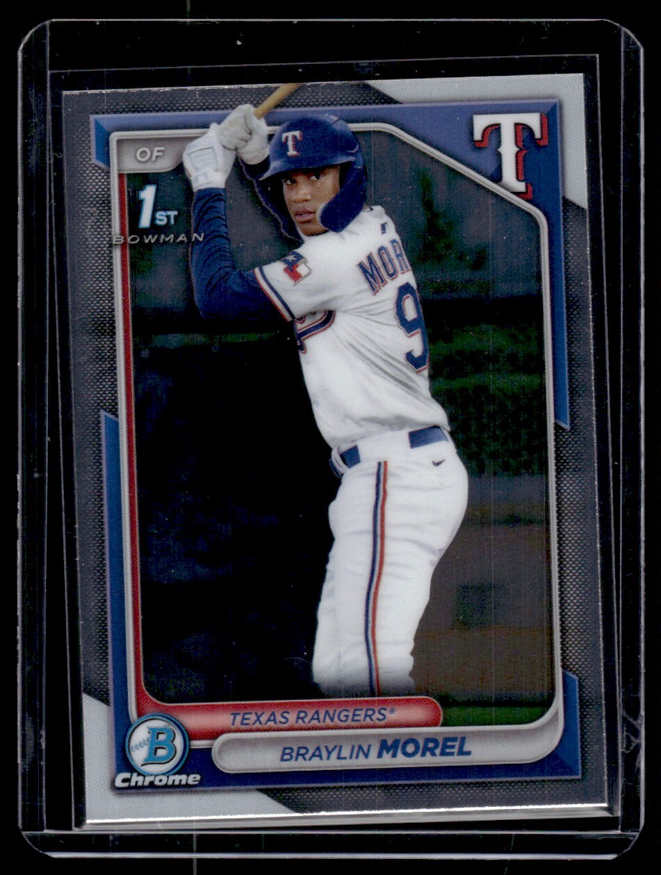 2024 Bowman Chrome Prospects Braylin Morel Texas Rangers #BCP-192