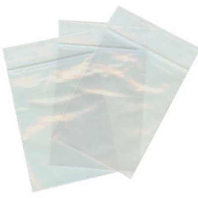50 SACCHETTI TRASPARENTI CON ZIP IN PLASTICA 12x20cm BUSTE BUSTINE