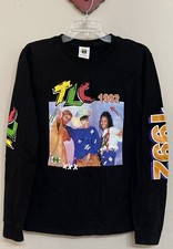 Cross Colours Vintage Small Black TLC 1992 Ana Navarro Missing Cotton Shirt A903
