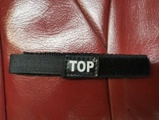 Stick Together Nylon Watch Strap Sport Band Black One-Piece 18mm Width