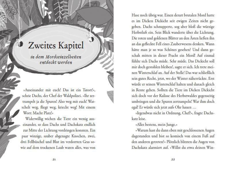 Thumbnail - Dachs Dickicht - Hasenhunger | Anna Starobinets | Ein Waldkrimi | Buch