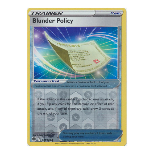 Pokemon - BLUNDER POLICY 131/172 - Reverse Holo - Brilliant Stars - NM/M -  New