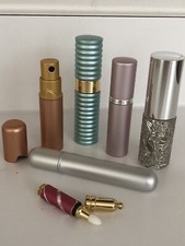 A lot of 6pcs Portable purse atomizer,various design/Transfer Fragrance/alcohol