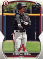 2023 1st Bowman Paper #BP-56 Christian Cerda