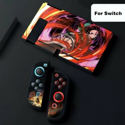 Nintendo Switch Rückgehäuse & Joy-Con Schutz Demon Slayer Tanjiro