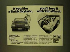 1979 GM Saginaw Tilt-Wheel Steering Ad - Buick Skylark