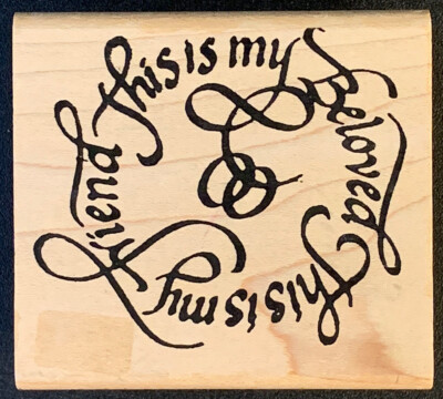 Denami Design This Is My Beloved This Is My Friend Rubber Stamp 