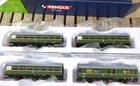 Arnold HN 9509 TT 4 Set 3 Rekowagen and Reko-Packwagen DR Epoch 3 with NEM+KK