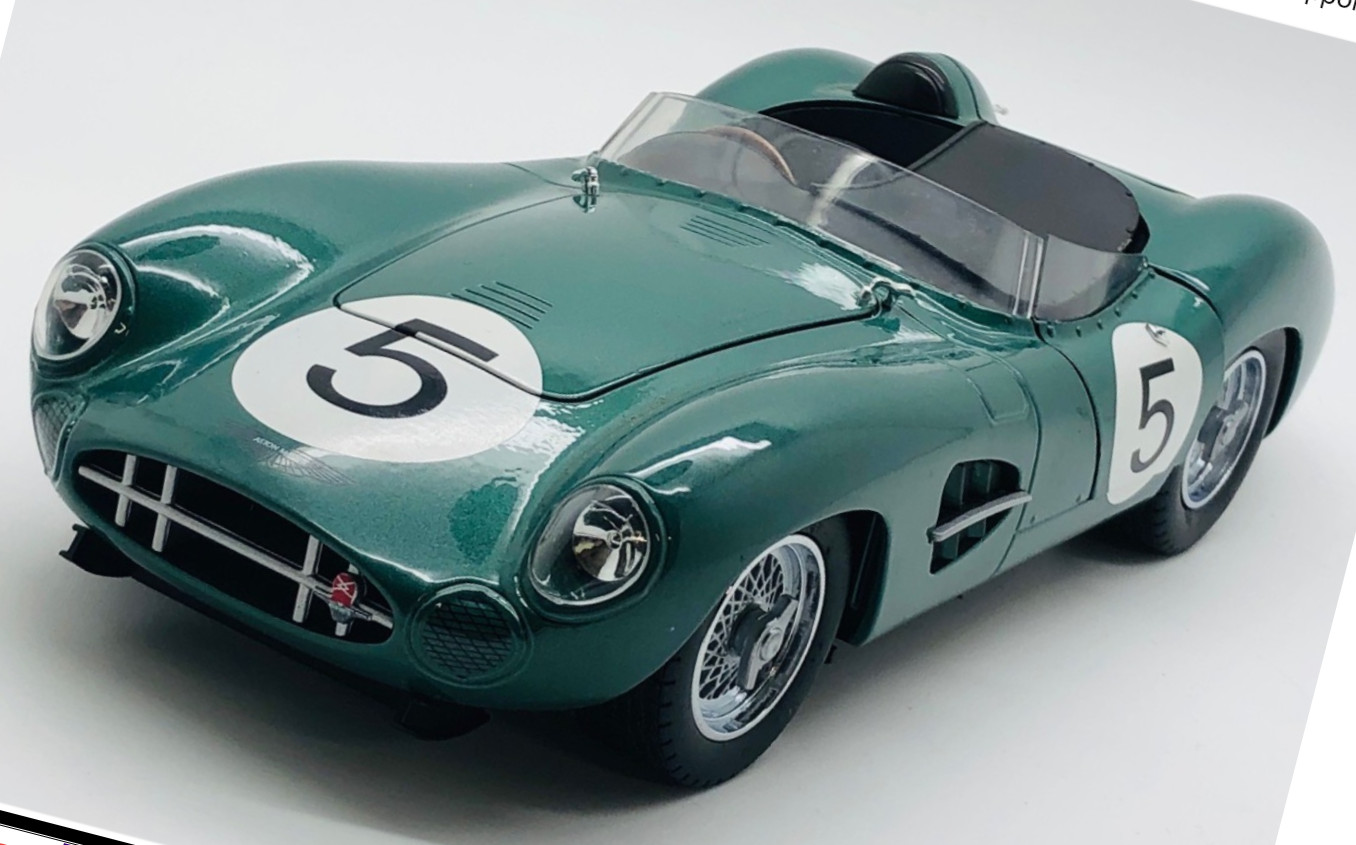 1950s Ferrari Engine in Le Mans Race Car Custom Built Metal Body1:18SCALE MODEL