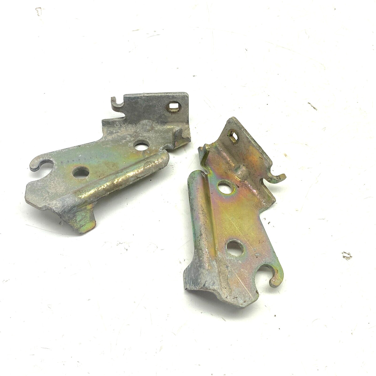 John Deere STX38 Hood Hinges Support Set RH LH M78590 M78591 | eBay
