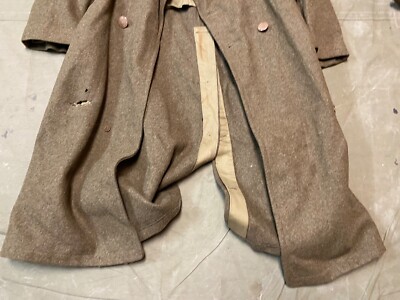 ORIGINAL WWII US ARMY WINTER M1938 GREATCOAT OVERCOAT- MEDIUM