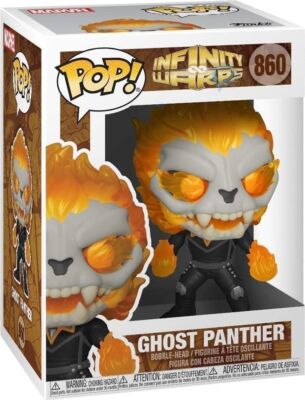 Marvel Merchandising: Funko Pop! - Infinity Warps - Ghost Panther (Vinyl Figur 