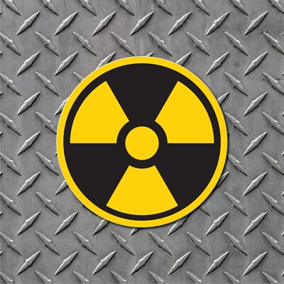 Nuke Radioactive Nuclear Radiation Warning Design 001 Vinyl Decal Indoor Outdoor