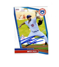 Nick Hull 2024 South Bend Cubs signed autograph baseball card Edmonds WA b
