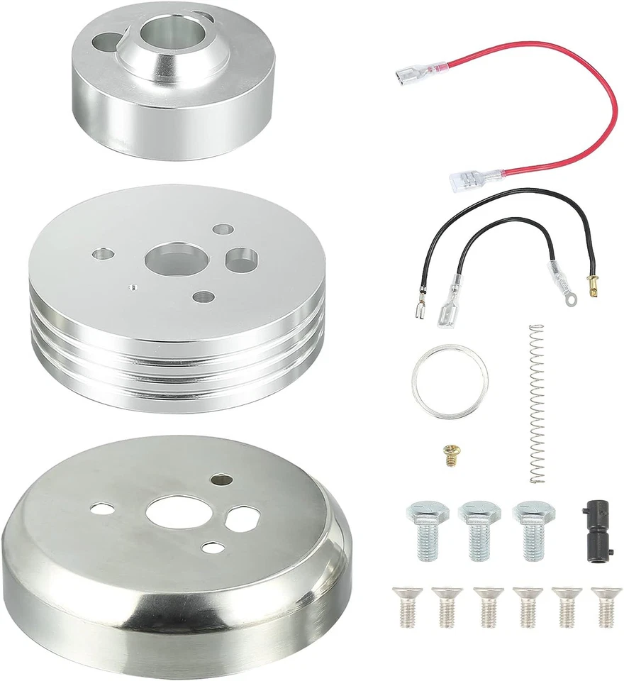Adaptador de buje pulido para volante de 5 y 6 orificios para camionetas Chevrolet 1974-1994 Foto 2 de 4