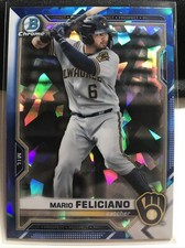 BCP-133 Mario Feliciano - 2021 Bowman Chrome Sapphire Base Refractor Prospect