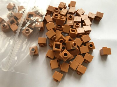 LEGO NEW-86996-MEDIUM NOUGAT--BRICK MOD/ 1 X 1 X 2/3 WITH OPEN