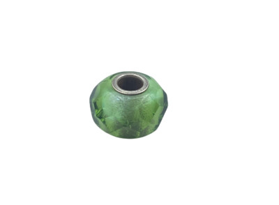 TrollBead LAA Grün Emaille Bead Sterlingsilber Charm