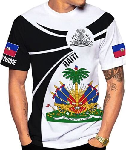 Personalized Haiti Shirt, Haitians Flag Pride Shirt, Haiti Shirts for Men & Wome
