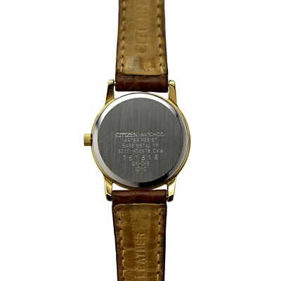 Citizen Ladies Vintage Gold Plated Wrist Watch Silver Dial  display picture 2