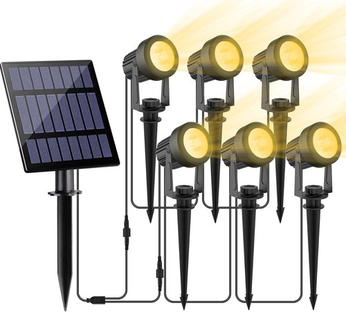 New Solar LED Spot Lights Wall Lights Garden Light Outdoor Waterproof Yard Lamps - Picture 69 of 70