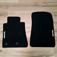 Front Two Car Floor Mats Velour For Ford Mustang Waterproof Carpet Auto Liners