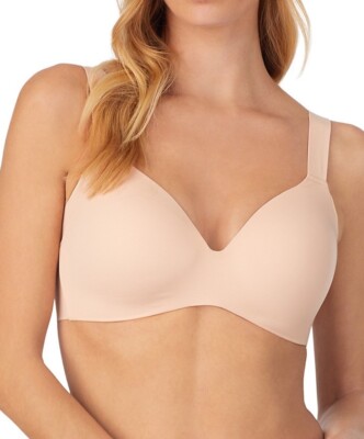 NWT Le Mystere 7719 Smooth Shape 36D Smoother Wireless Bra Nude Clay
