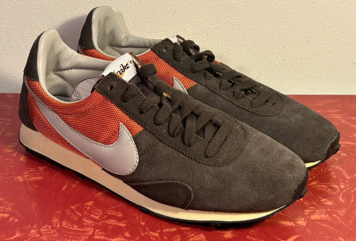 NIKE Pre Montreal Racer Brown Orange Shoes 506192 801 Men s Size 8