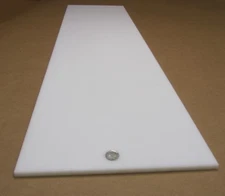 HDPE (Polyethylene) Sheet White, 3/8" (.375") Thick x 12" x 36", 1 Unit