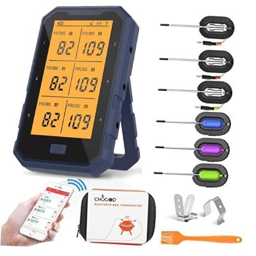 Wireless Meat Thermometer, Bluetooth Meat Thermometer for Grilling Digital BBQ-image